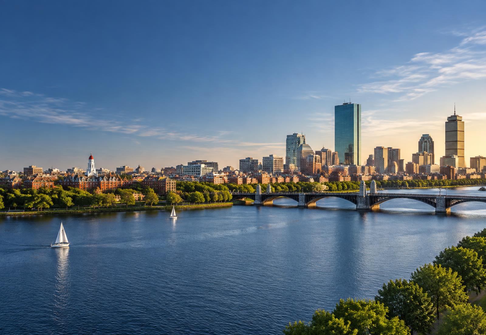 Cambridge and Boston across the Charles River